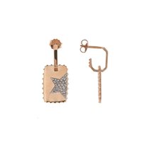 Mono orecchino Rue des Mille Donna MADLY in Argento Zircone ORZ-009 RT STE - ORZ-009 RT STE